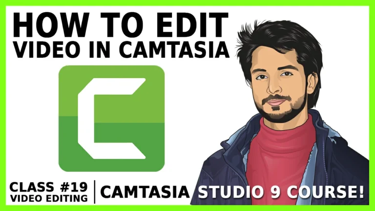 Camtasia Studio Tutorial #19 How To edit vlog in camtasia, how to edit youtube video 2